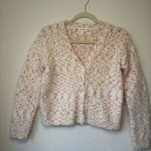 Cat & Jack Pink and Cream Cardigan Sweater